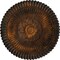 Ekena Millwork Nexus Ceiling Medallion (Fits Canopies up to 2 3/4"), Hand-Painted Rust, 30"OD x 1 1/4"P CM30NERUS - alternate 1